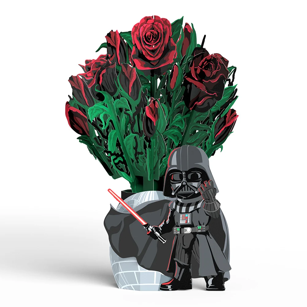 Lovepop Star Wars Darth Vader Be Mine Pop-Up Card & Flower Buds Bouquet Bundle - Image 8