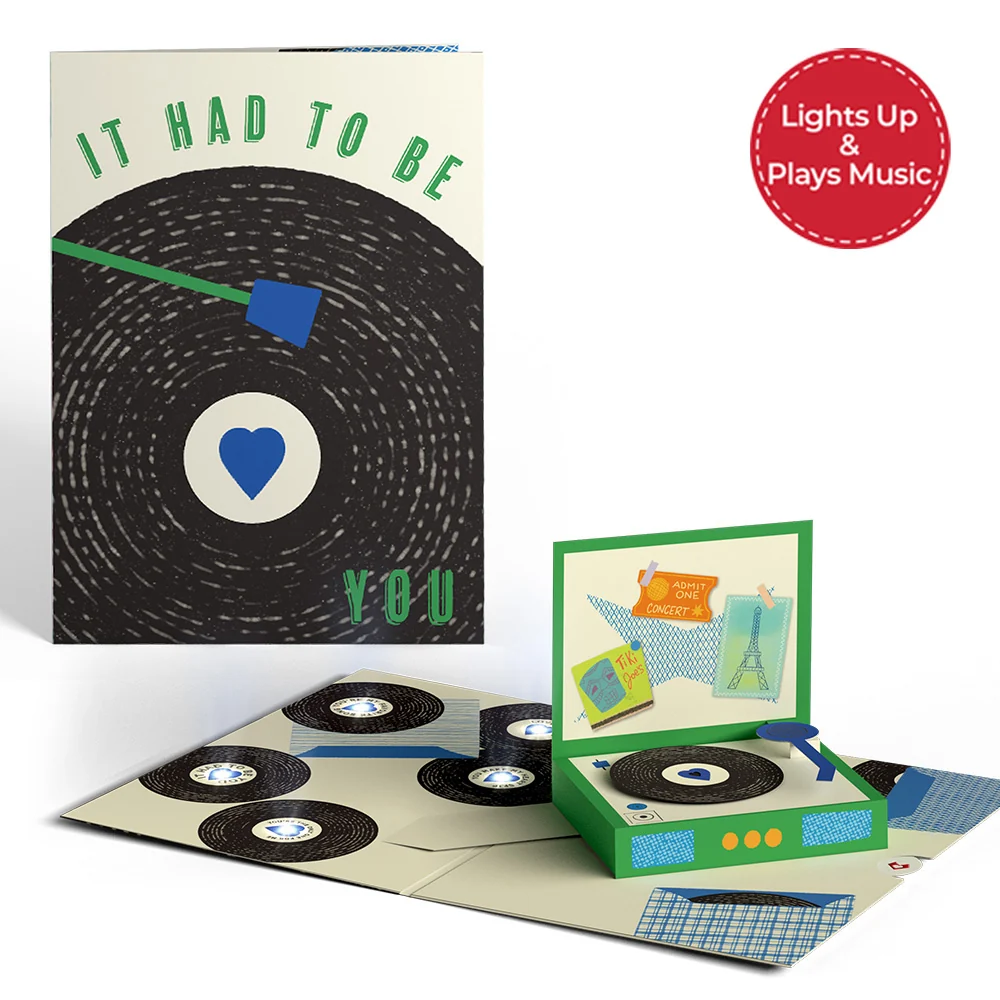 Lovepop It Had to Be You Music and Lights Pop-Up Card - Image 3