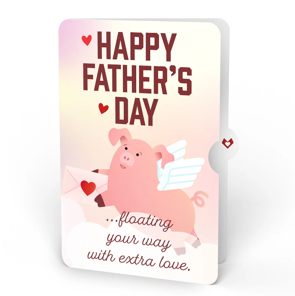 Lovepop Hogs and Kisses Father’s Day Music and Lights Pop-Up Card and Sentiment Set for Dad - Image 4