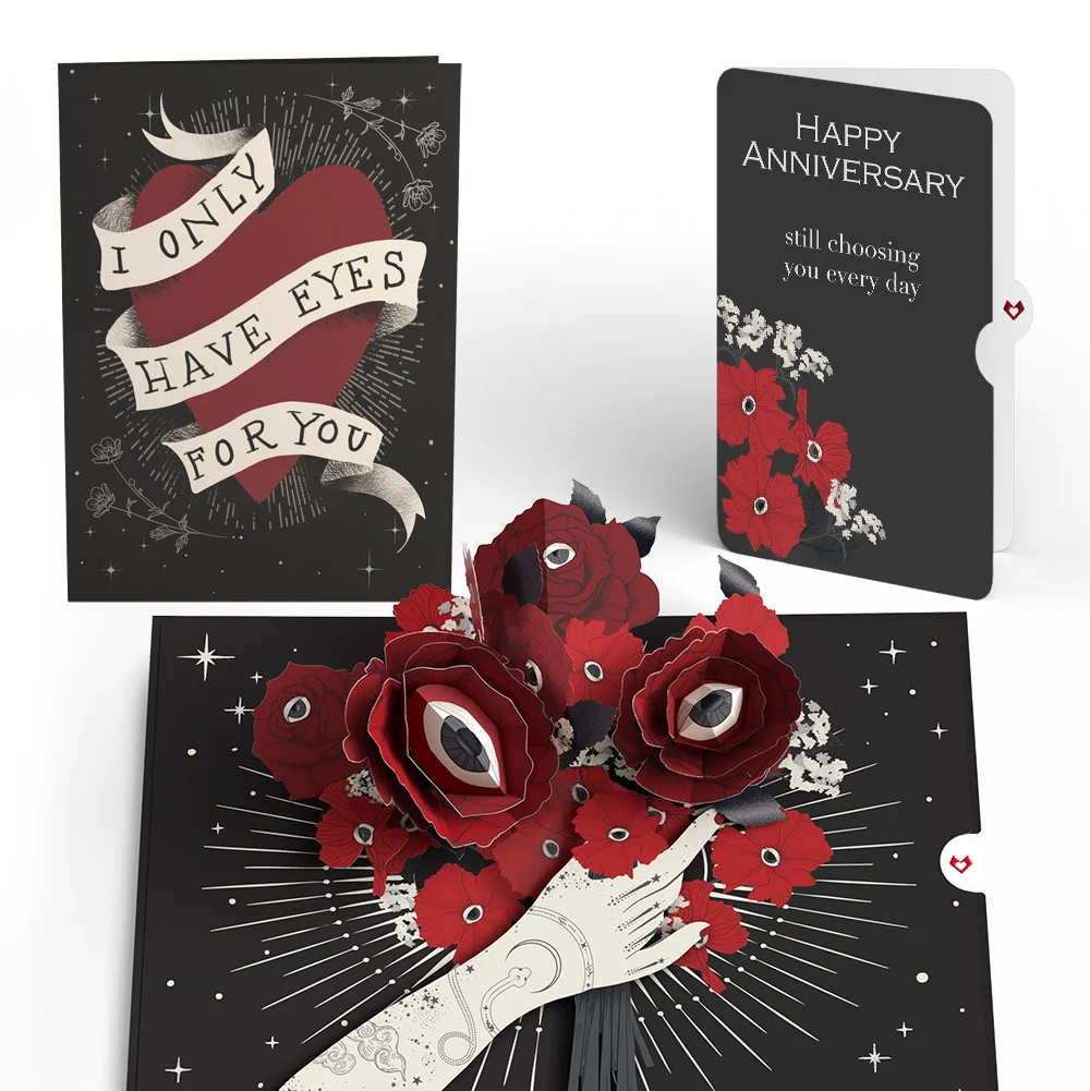 Lovepop Only Have Eyes for You Anniversary Pop-Up Card and Sentiment Set