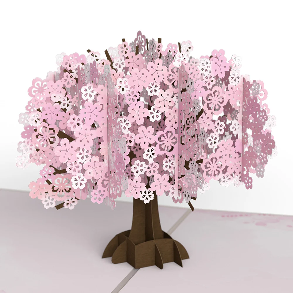 Lovepop Cherry Blossom Birthday Pop-Up Card and Aries Zodiac Sentiment Set Cream - Image 3