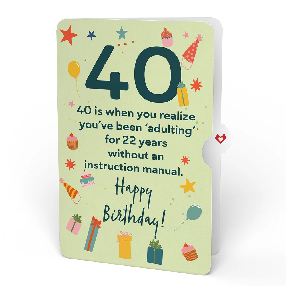 Lovepop 40th Birthday Houseplants Pop-Up Card and Sentiment Set - Image 4