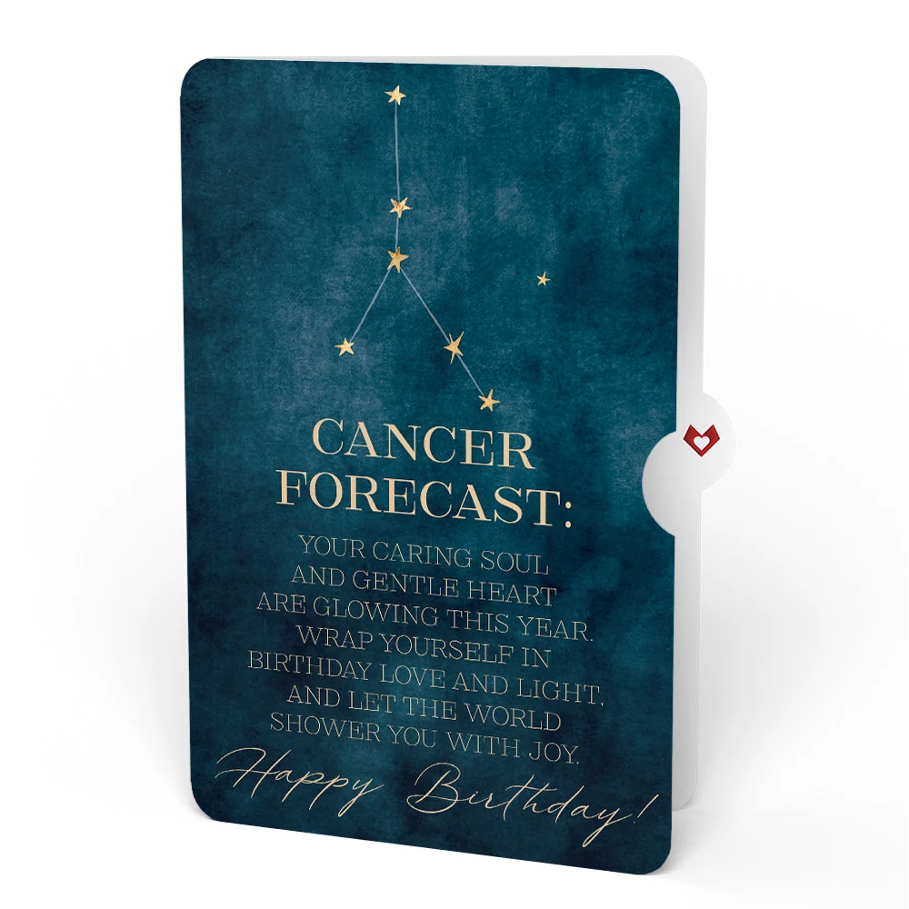 Lovepop Shine Bright Birthday Pop-Up Card and Cancer Zodiac Sentiment Set - Image 4