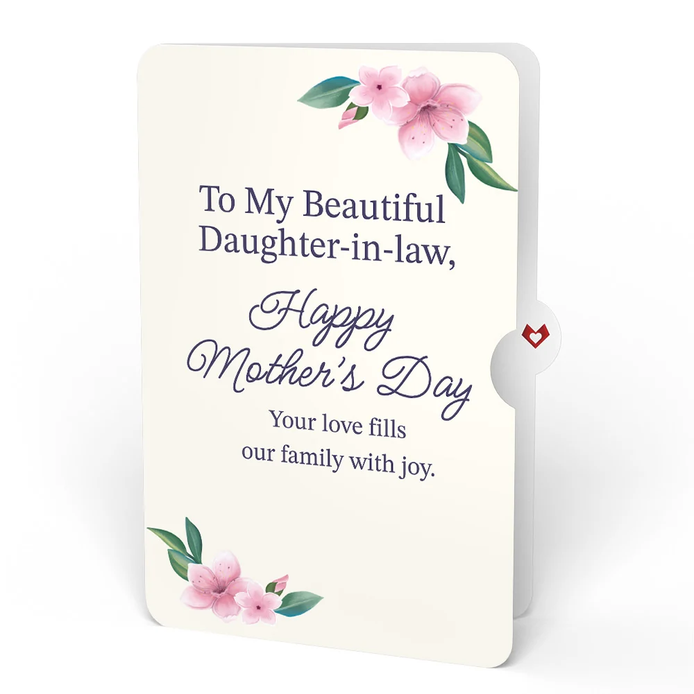 Lovepop Watercolor Jacaranda Tree Mother's Day Pop-Up Card and Sentiment Set for Daughter-in-law - Image 4