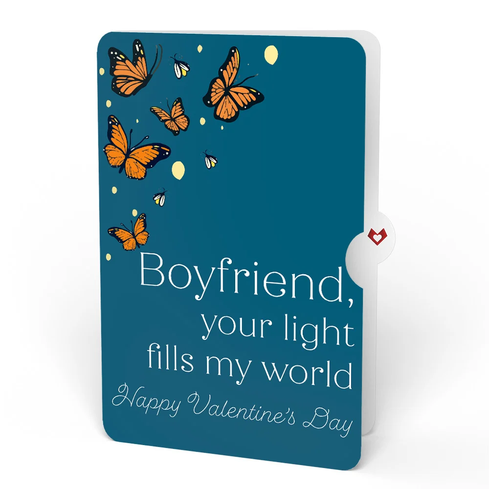 Lovepop Thinking of You Butterfly Jar Valentine Light-Up Pop-Up Card and Sentiment Set for Boyfriend - Image 4