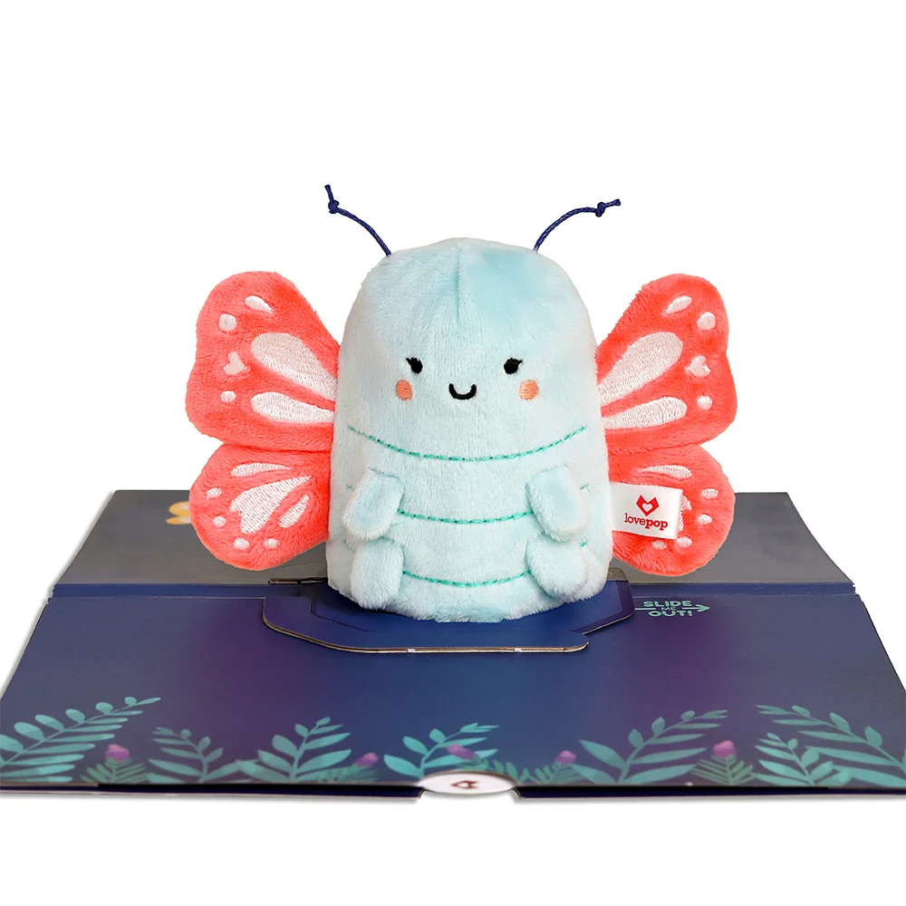 Lovepop 'Hi!' Butterfly Plushpop Card - Image 4