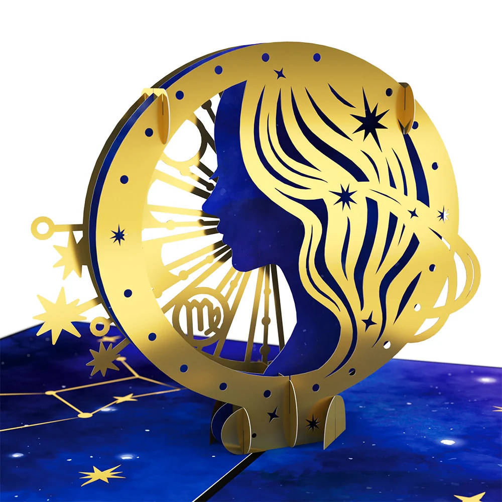 Lovepop Virgo Zodiac Birthday Pop-Up Card and Sentiment Set - Image 3