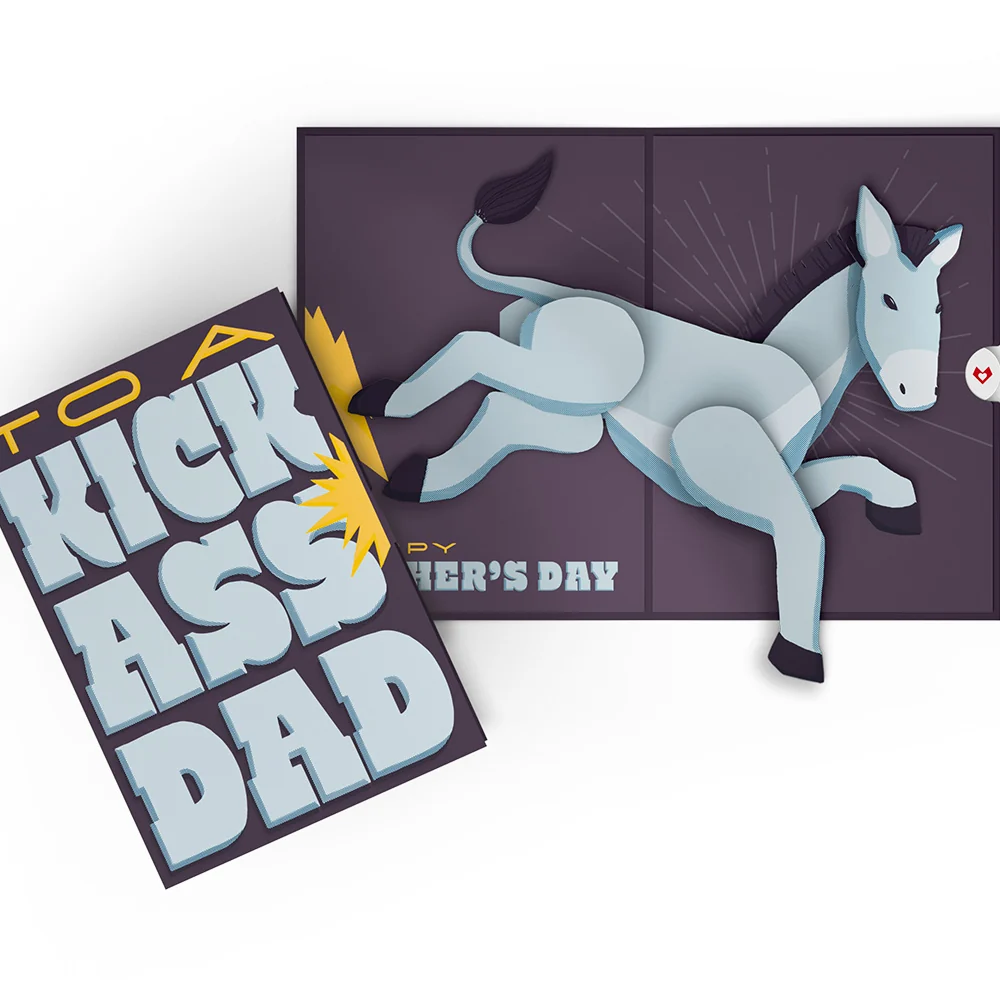 Lovepop Kick Ass Father’s Day Pop-Up Card