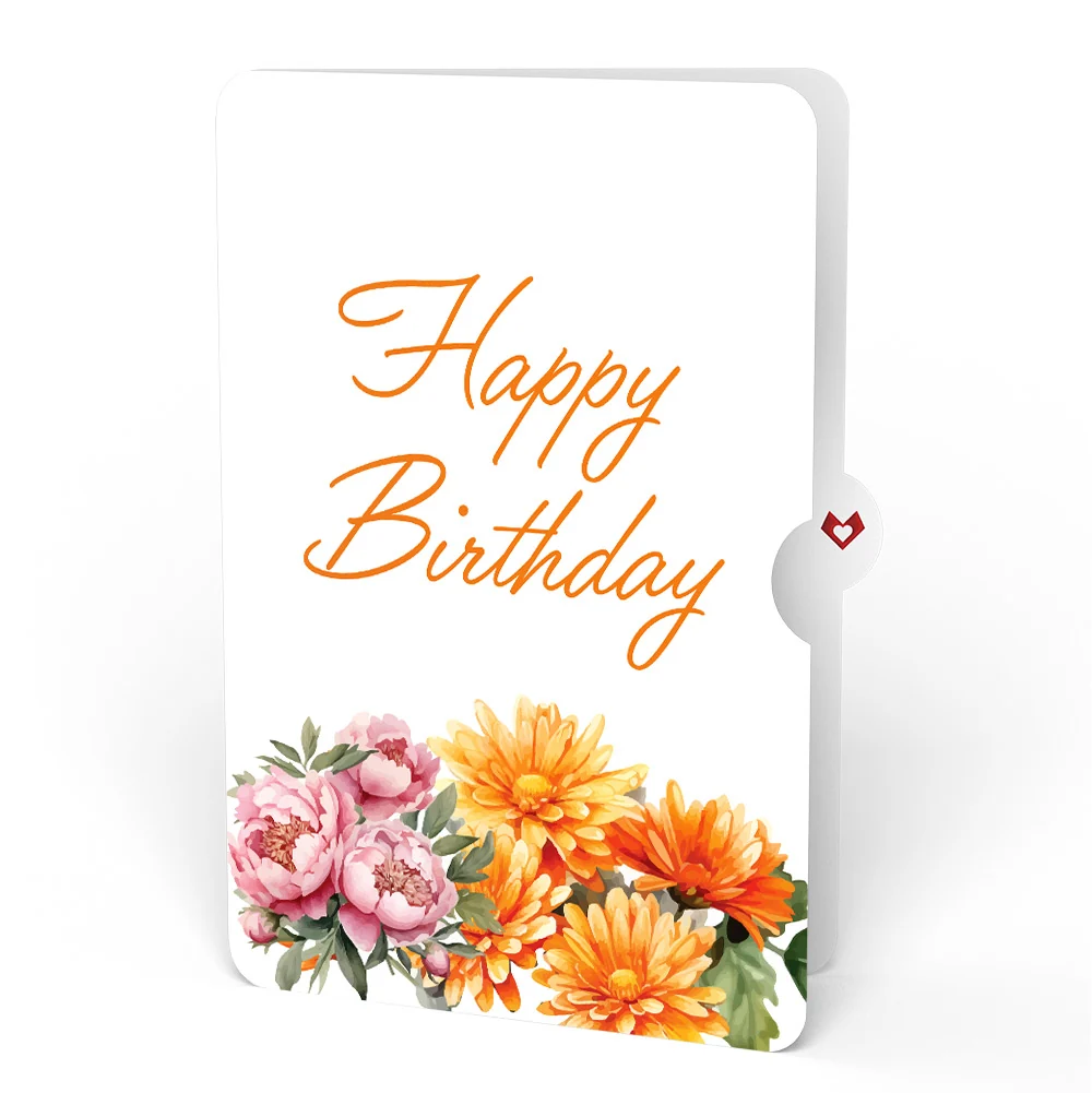 Lovepop Born to Bloom: November Birth Month Flowers Pop-Up Card and Sentiment Set Cream - Image 4