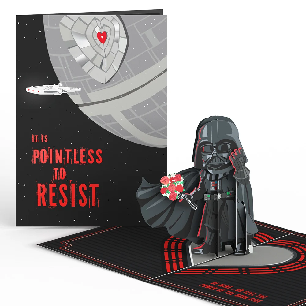 Lovepop Star Wars Darth Vader Be Mine Pop-Up Card & Flower Buds Bouquet Bundle - Image 3