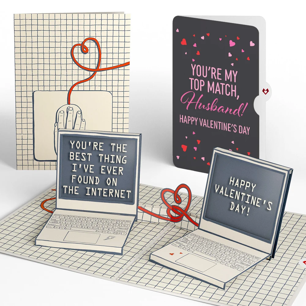 Lovepop Best Thing I've Found on the Internet Valentine Pop-Up Card and Sentiment Set for Husband