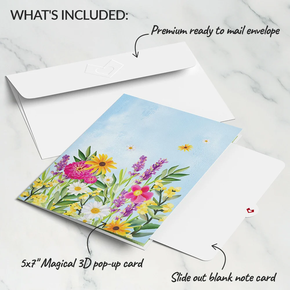 Lovepop Vibrant Garden Blooms Pop-Up Card - Image 5