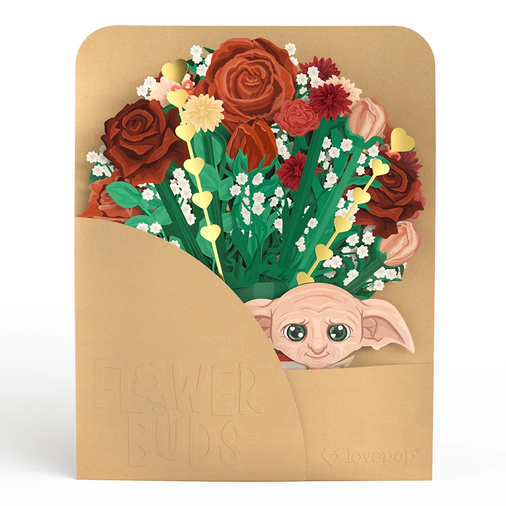 Lovepop Harry Potter Dobby Magic in Bloom Flower Buds Bouquet - Image 5