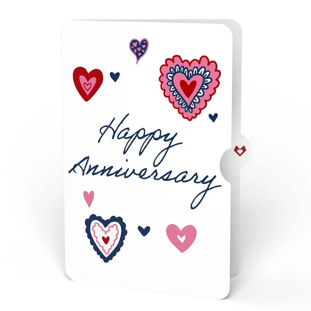 Lovepop Sweet Strawberry Anniversary HeartFelt Charm Card and Sentiment Set Bag - Image 4