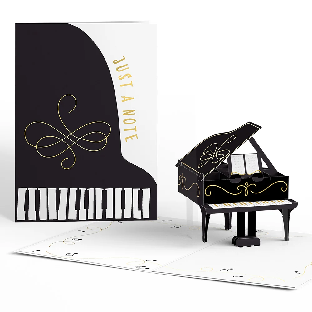 Lovepop Just a Note Piano Pop-Up Card