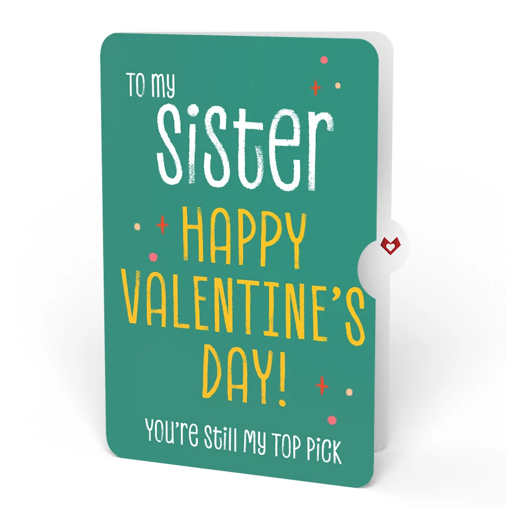 Lovepop Pick You Every Time Valentine Pop-Up Card and Sentiment Set for Sister Glass - Image 4