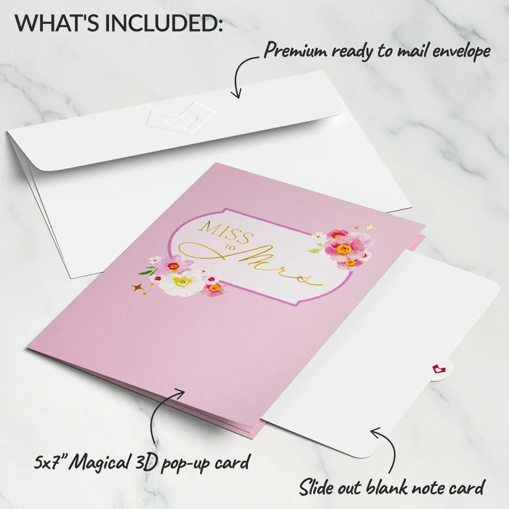 Lovepop Miss to Mrs. Pop-Up Card - Image 5