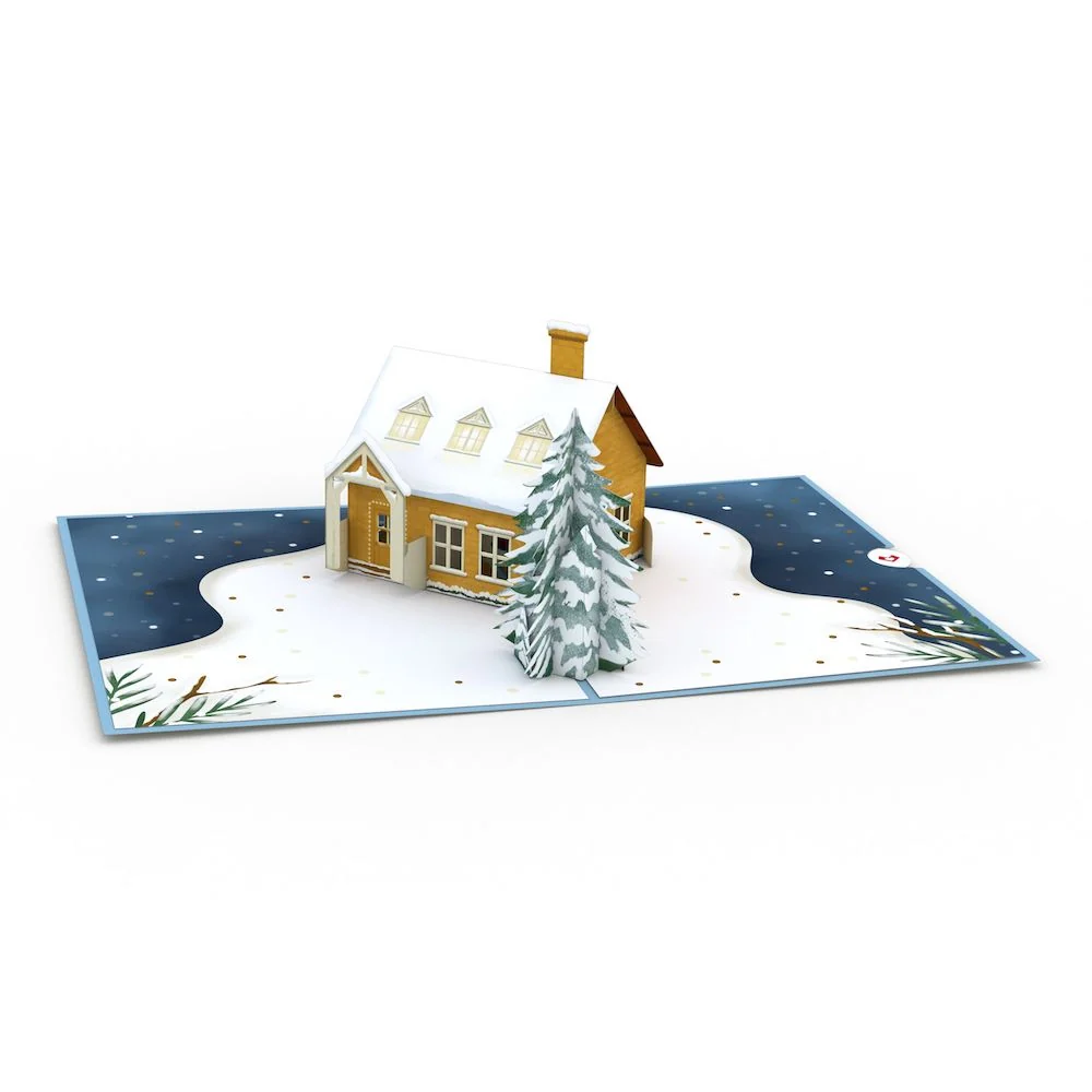 Lovepop Happy Holidays House Pop-Up Card - Image 3
