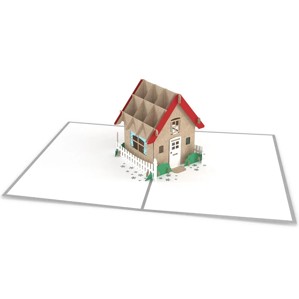 Lovepop Housewarming Gray Pop-Up Card