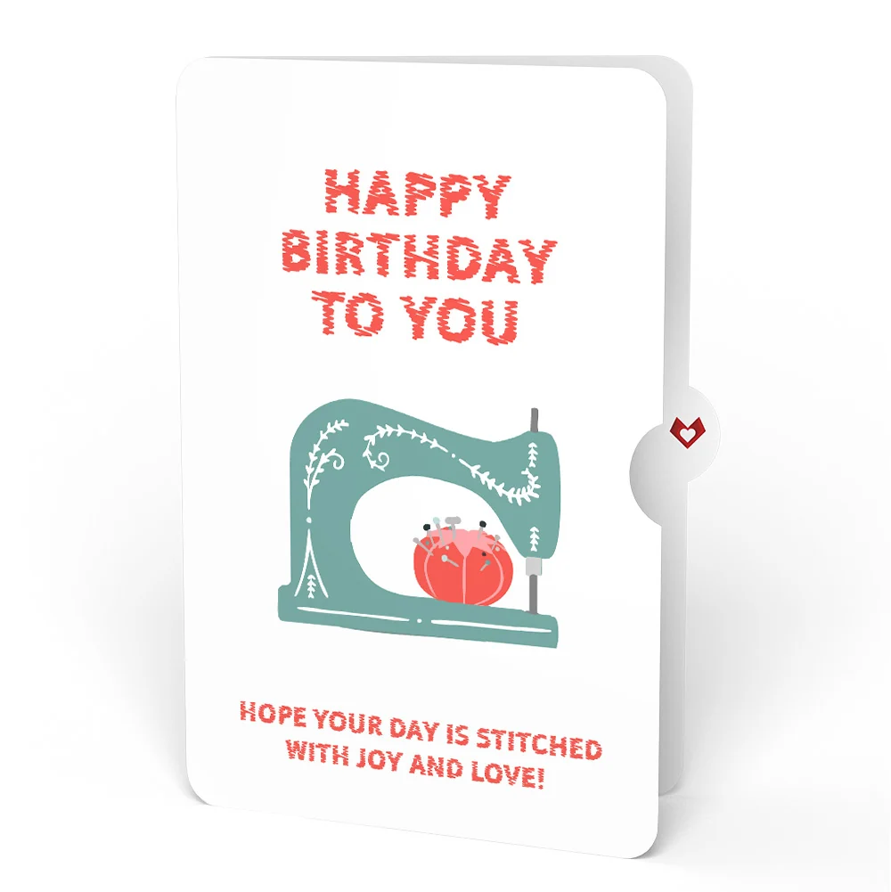 Lovepop Love You Sew Much Birthday Pop-Up Card and Sentiment Set - Image 4