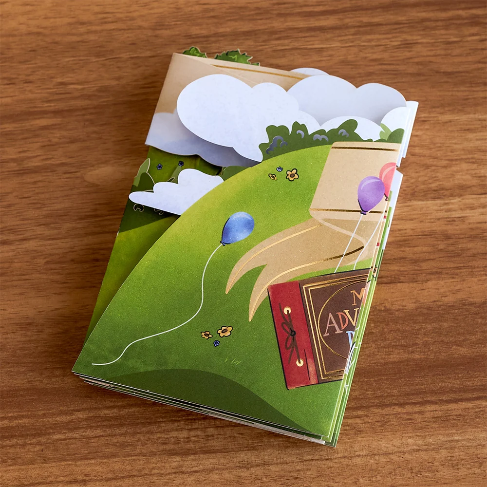 Lovepop Disney and Pixar Up You Make Life an Adventure Loooooong Card (Expands to 2 feet) - Image 2