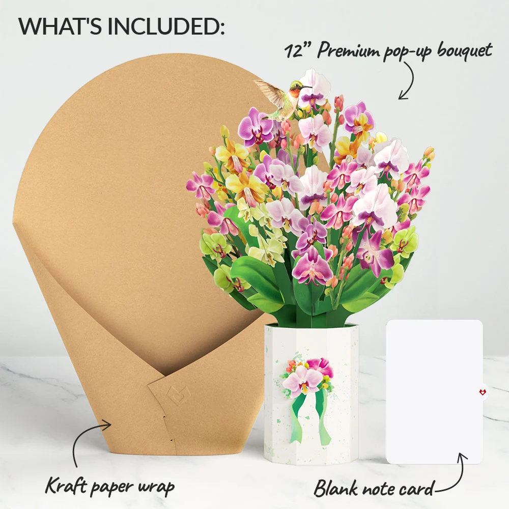 Lovepop Orchid Bouquet - Image 5