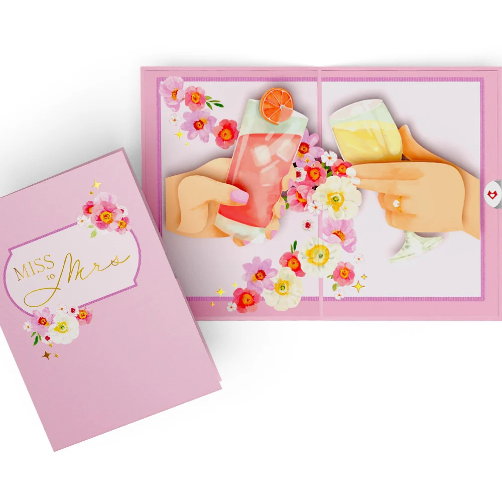 Lovepop Miss to Mrs. Pop-Up Card