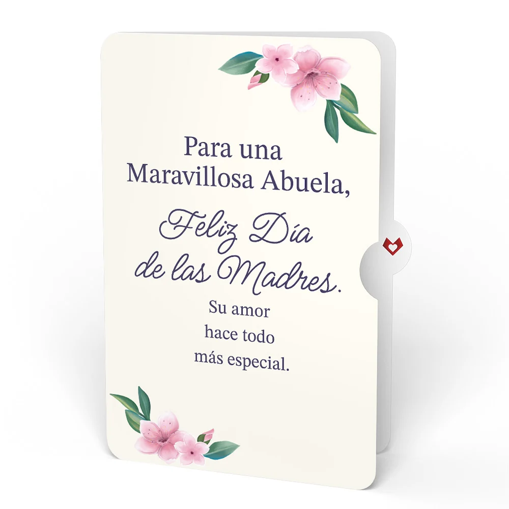 Lovepop Cherry Blossom Mother's Day Pop-Up Card and Sentiment Set for Spanish Grandmother - Image 4