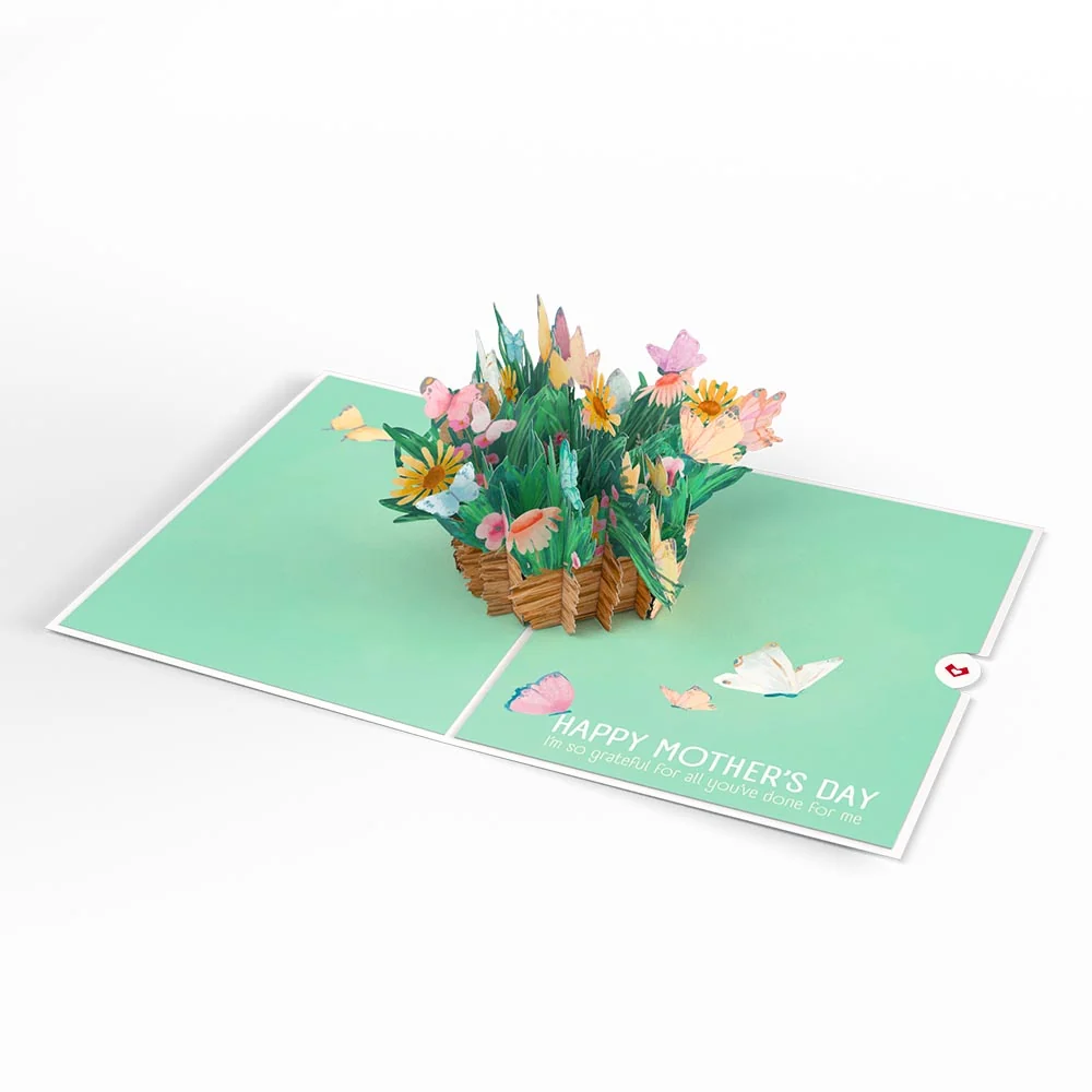 Lovepop Happy Mother’s Day Butterfly Basket Pop-Up Card - Image 3