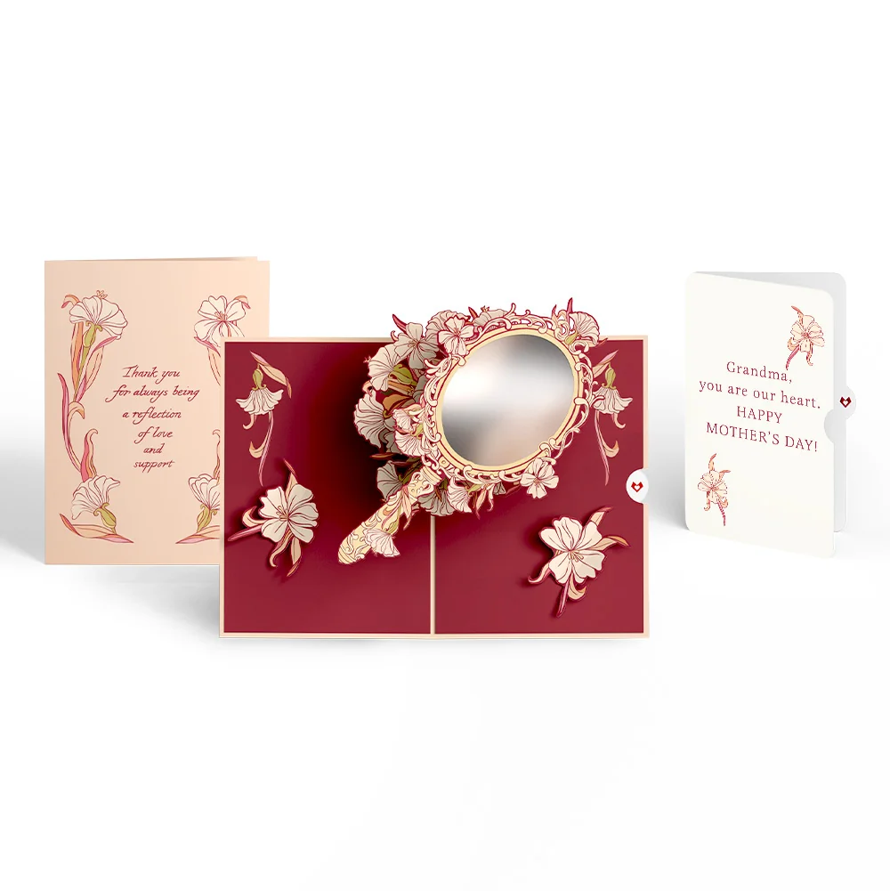 Lovepop Reflection of Love and Support Mirror Mother's Day Pop-Up Card and Sentiment Set for Grandma