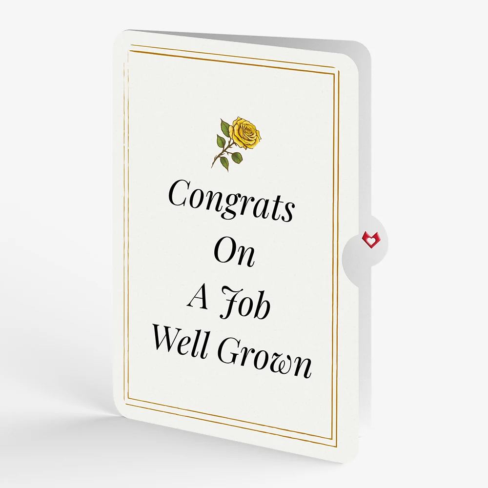 Lovepop Blooming Carrot Bouquet Congratulations Pop-Up Card and Sentiment Set Cream - Image 4