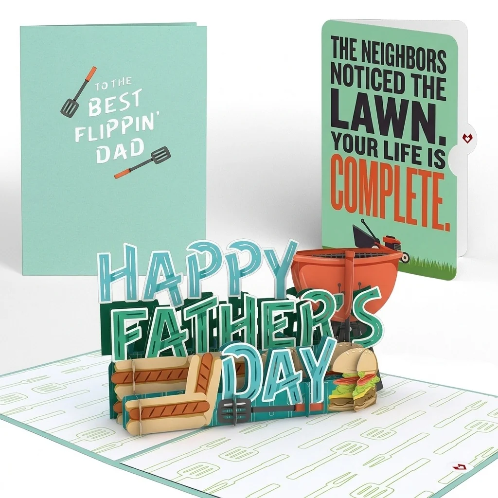 Lovepop Best Flippin' Dad Father's Day Pop-Up Card and Sentiment Set