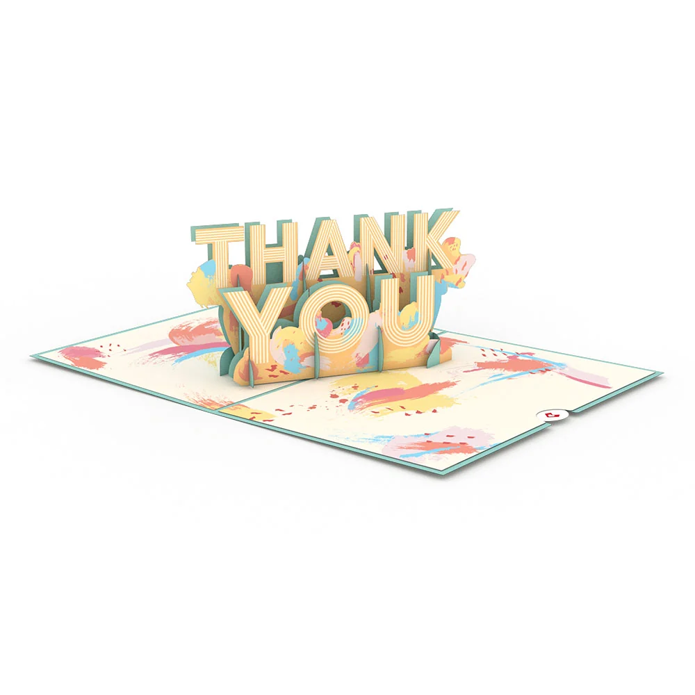 Lovepop Artistic Thank You Pop-Up Card - Image 3