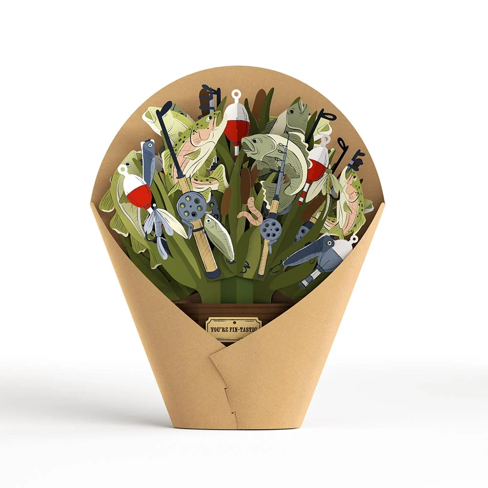 Lovepop Birthday Cod Pop-Up Card & Bouquet Bundle - Image 9