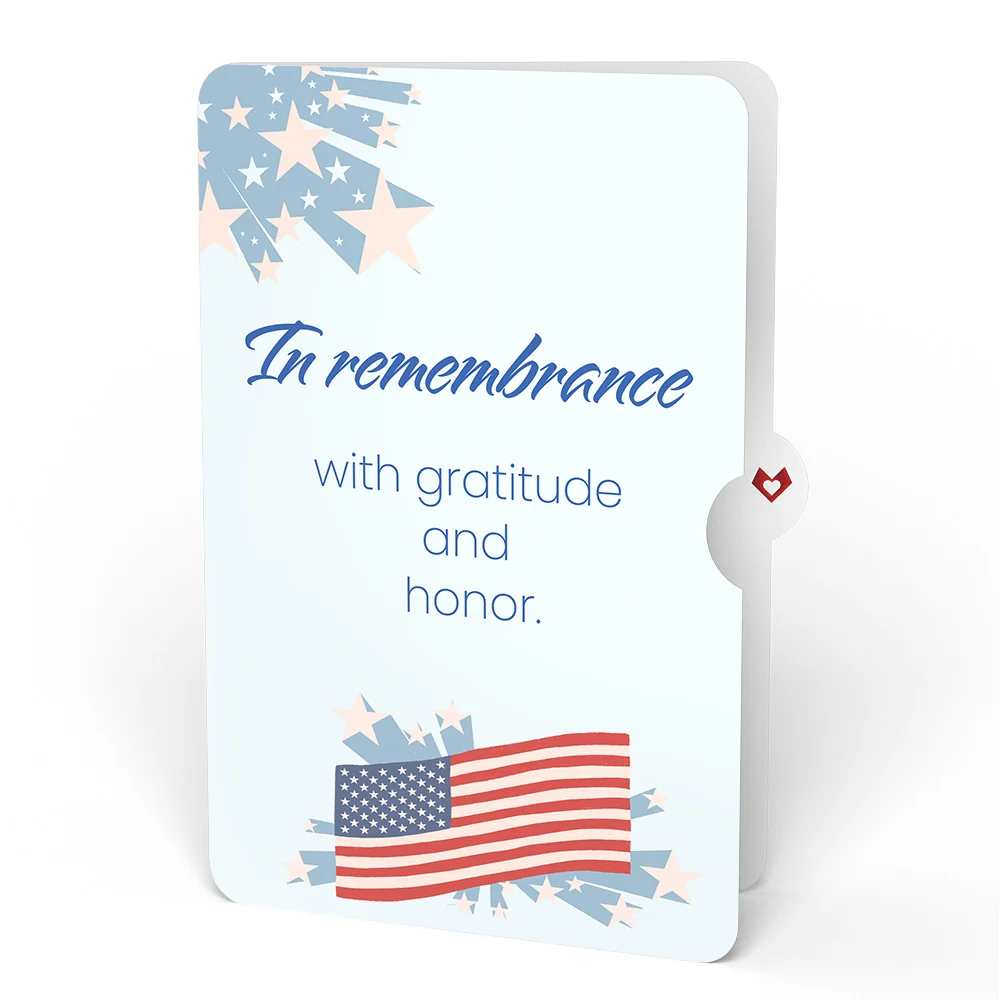 Lovepop Let Freedom Shine Remembrance Suncatcher Card and Sentiment Set Glass - Image 4
