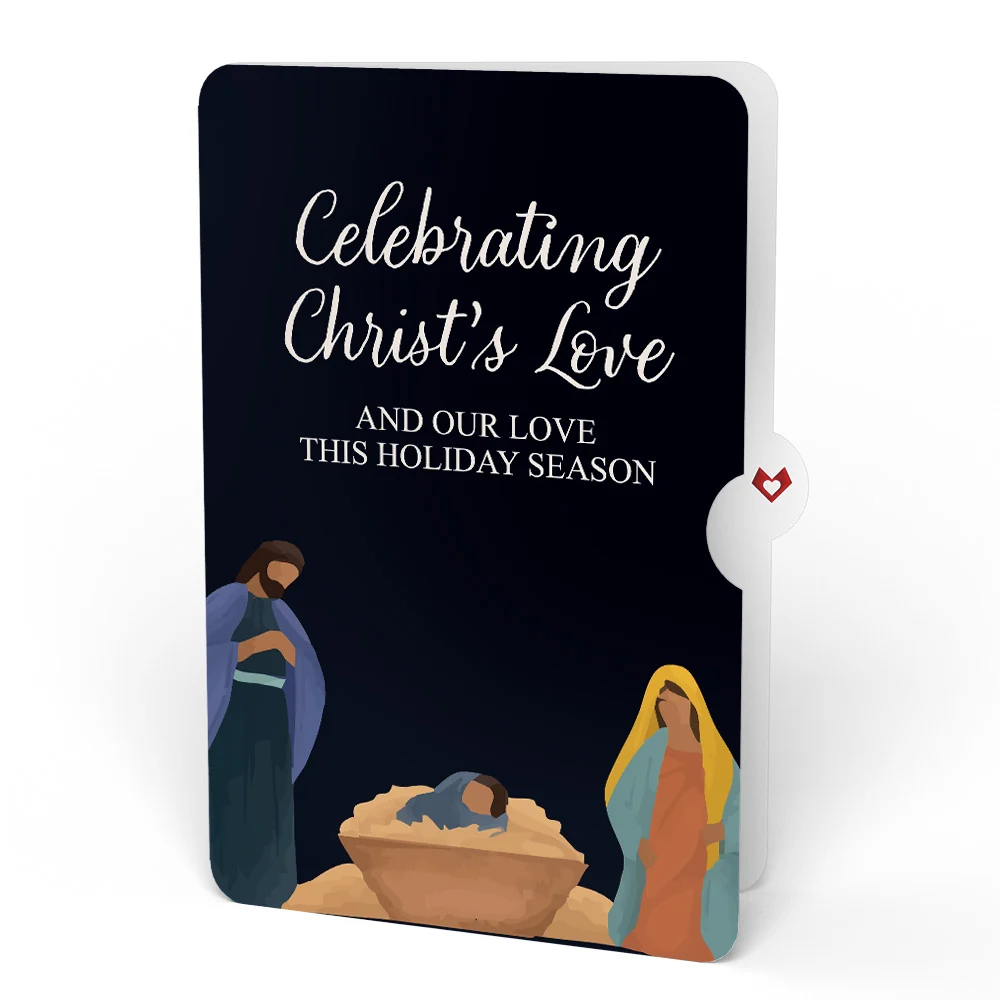 Lovepop Nativity Christmas Giant Pop-Up Gift and Love Sentiment Set Straw - Image 4