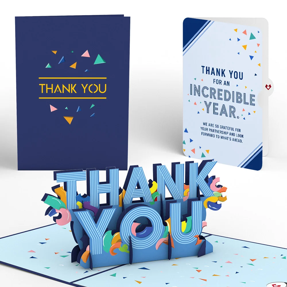 Lovepop Thank You Confetti Pop-Up Card and Incredible Year Sentiment Set