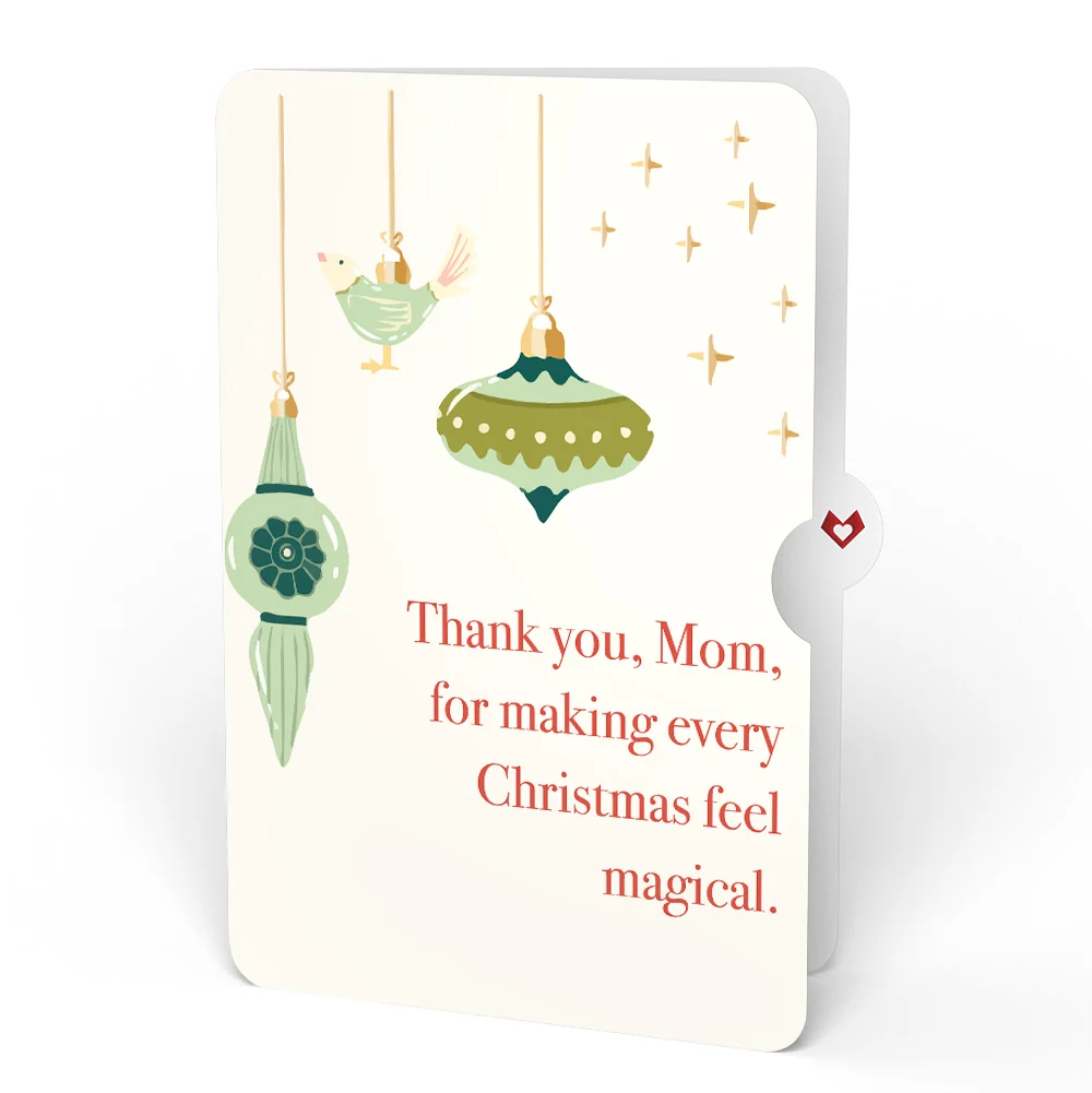 Lovepop Christmas Eve Sleigh Ride Music and Lights Pop-Up Card and Sentiment Set for Mom Cream - Image 4