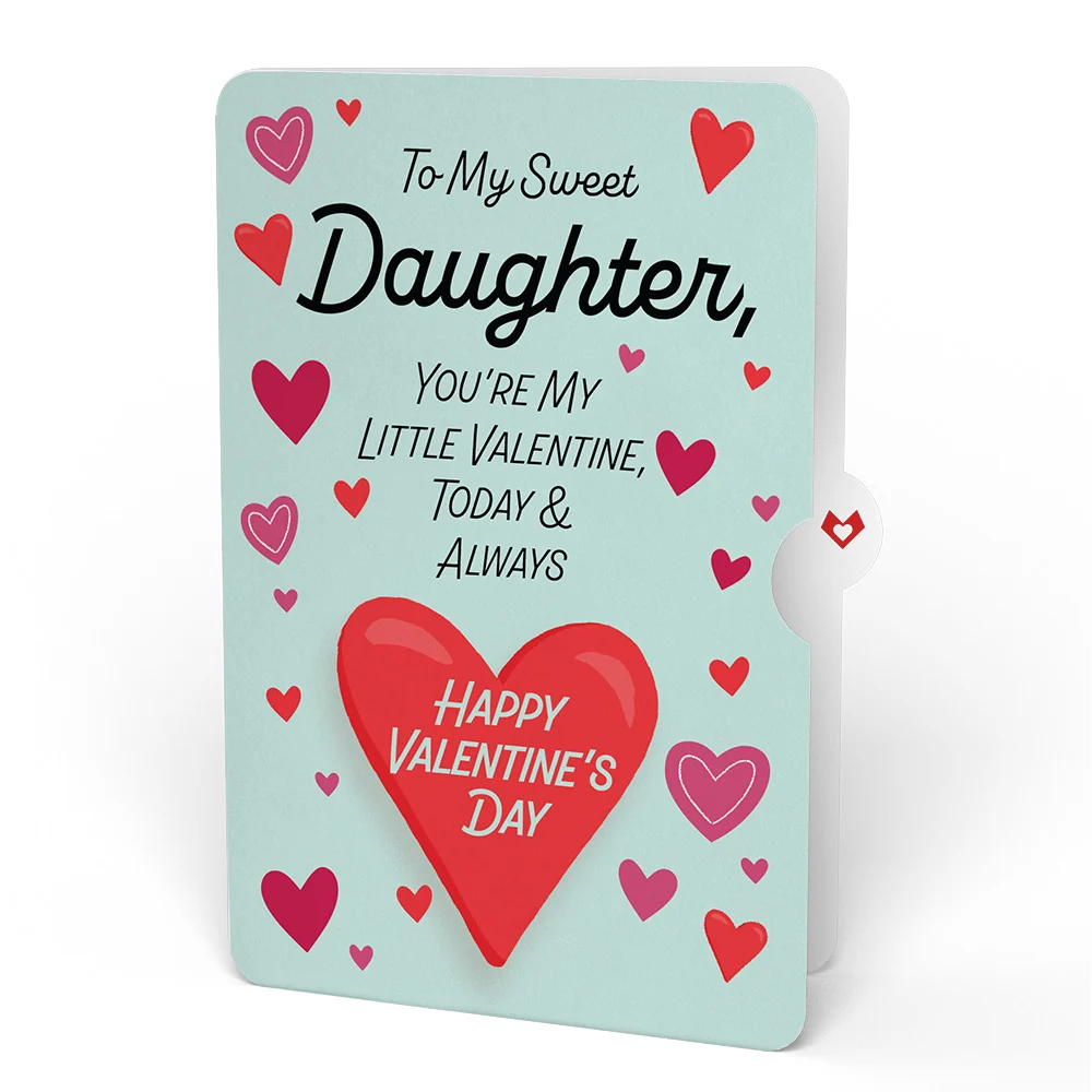 Lovepop Searching for a Valentine Like You Bigfoot Valentine Pop-Up Card and Sentiment Set for Daughter - Image 4