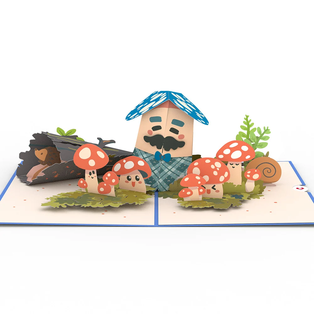 Lovepop Fungi Dad Pop-Up Card - Image 3