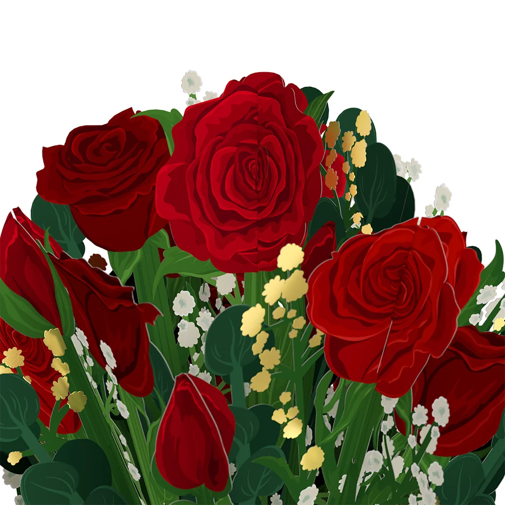 Lovepop Disney's Lady and the Tramp Flower Buds Bouquet - Image 3