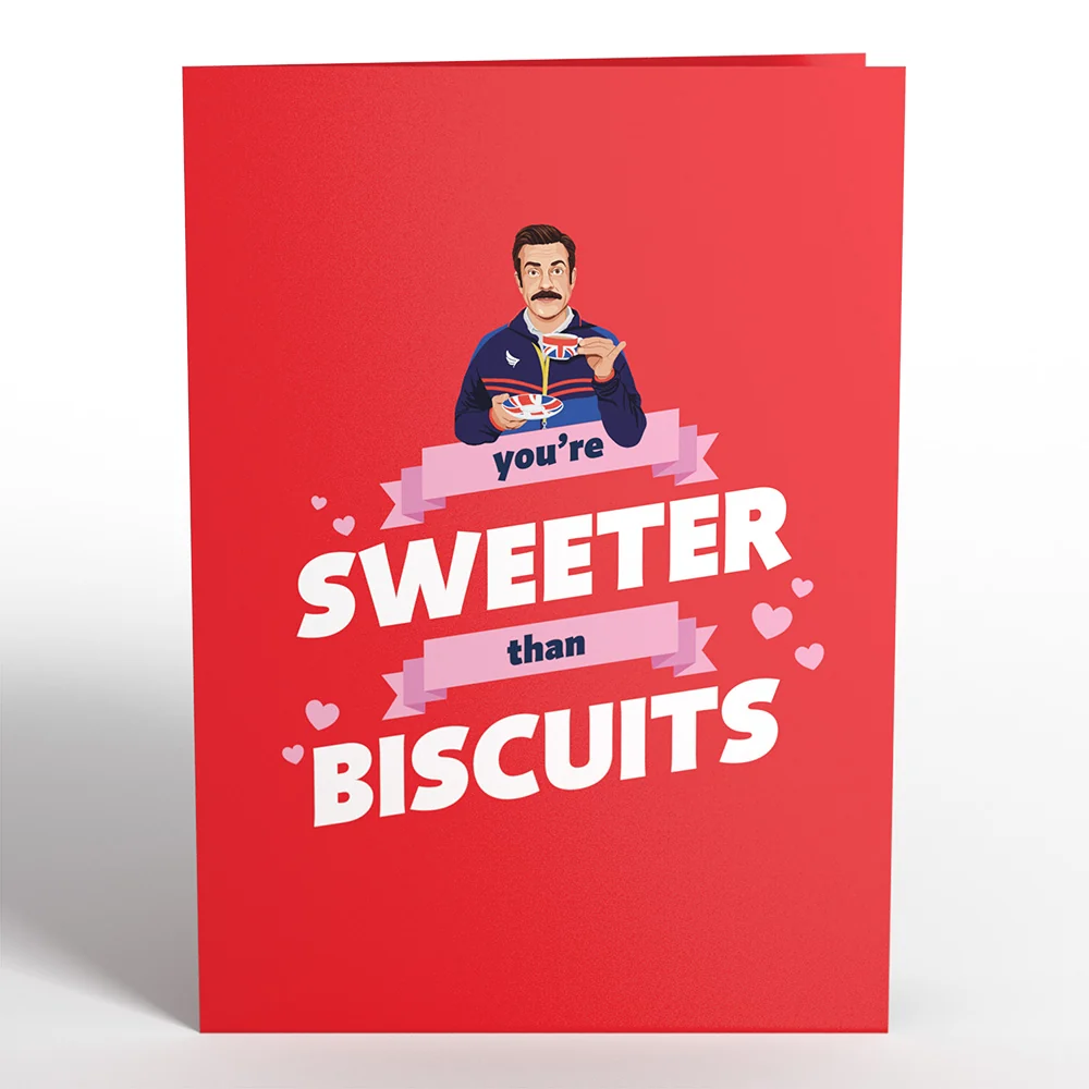 Lovepop Ted Lasso Sweeter Than Biscuits Pop-Up Card - Image 5