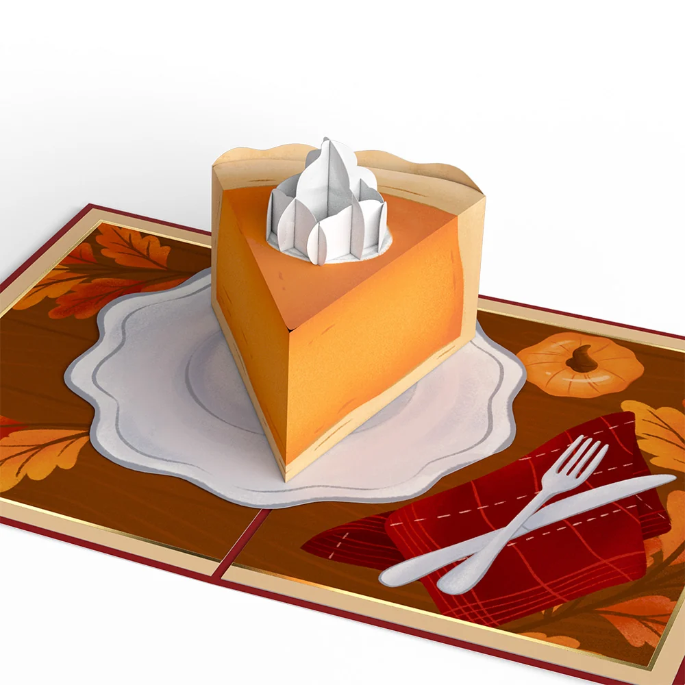 Lovepop Pumpkin Pie Housewarming Pop-Up Card and Sentiment Set Cream - Image 3