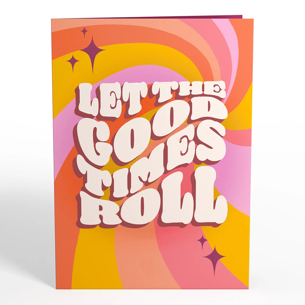Lovepop Let the Good Times Roll Roller Skate Pop-Up Card - Image 4