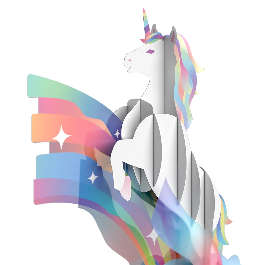 Lovepop Unicorn Graduations Unboxed Pop-Up Paper Sculpture and Sentiment Set - Image 3