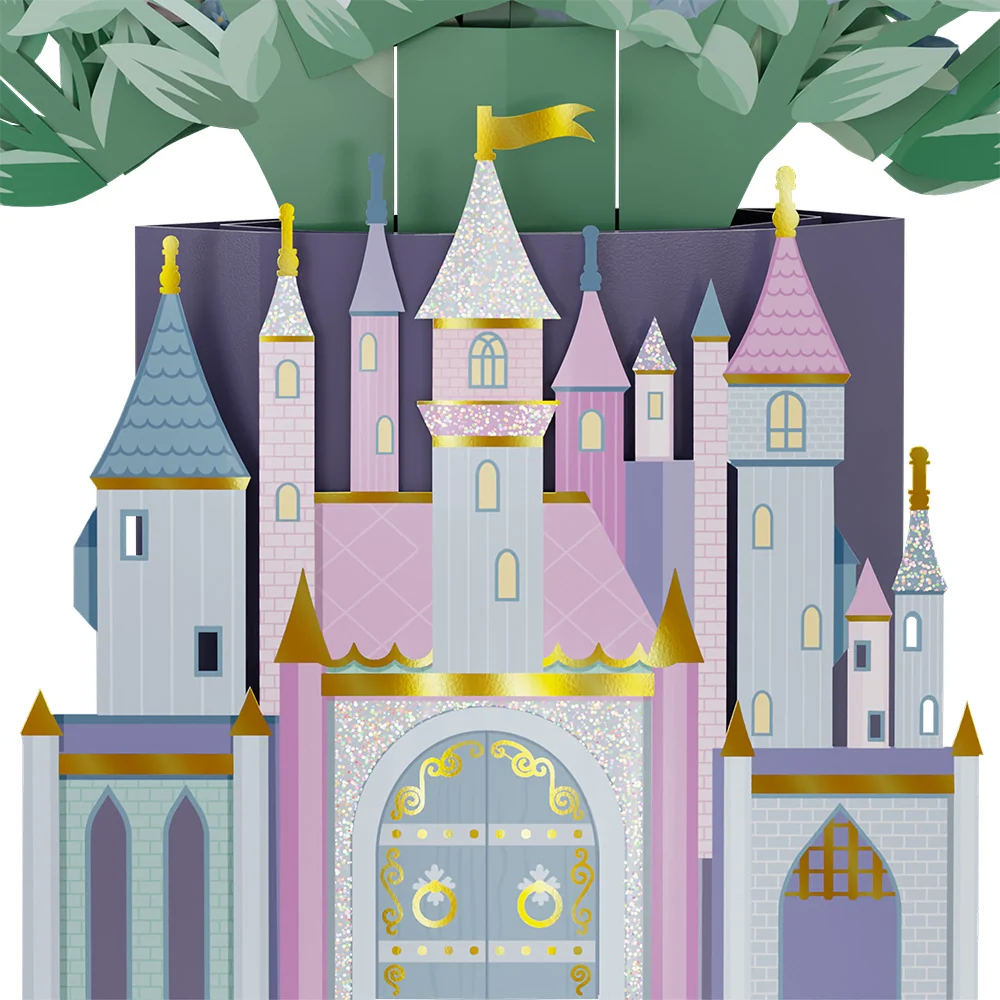 Lovepop Disney Princess You Make the Whole Kingdom Shine Glitter Flower Buds Bouquet - Image 3