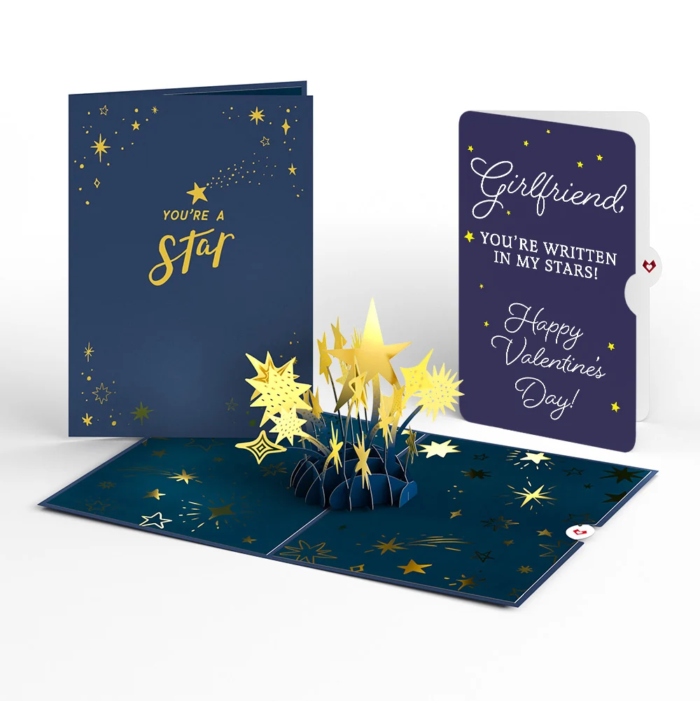 Lovepop You're a Star Valentine Pop-Up Card and Sentiment Set for Girlfriend