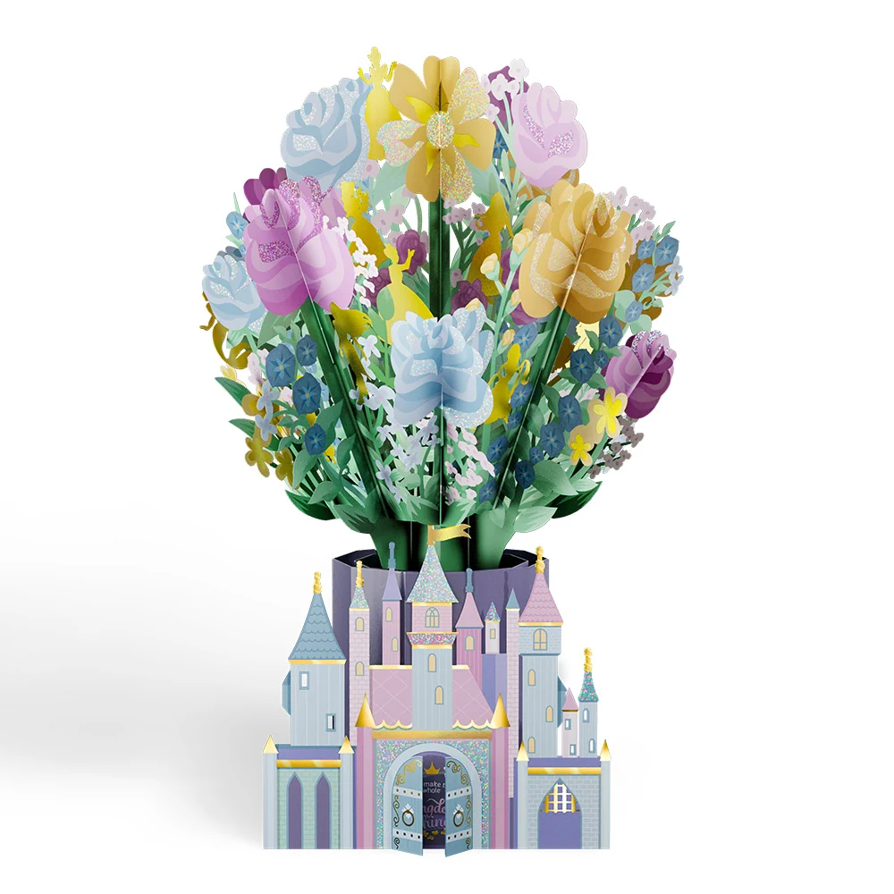 Lovepop Disney Princess You Make the Whole Kingdom Shine Glitter Flower Buds Bouquet - Image 5