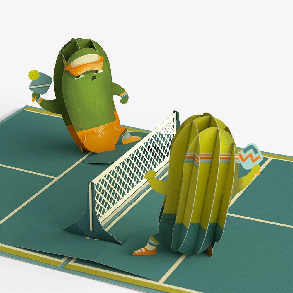 Lovepop Playful Pickleball Thank You Pop-Up Card and Sentiment Set - Image 3