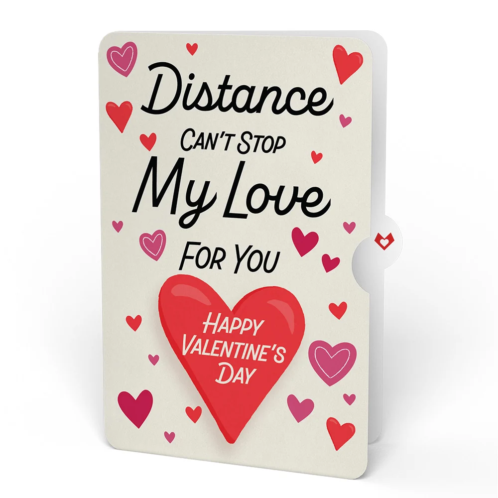 Lovepop Searching for a Valentine Like You Bigfoot Distance Can't Stop My Love Pop-Up Card and Sentiment Set - Image 4